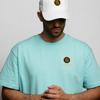 Casquette en coton Blanc NO BLESS