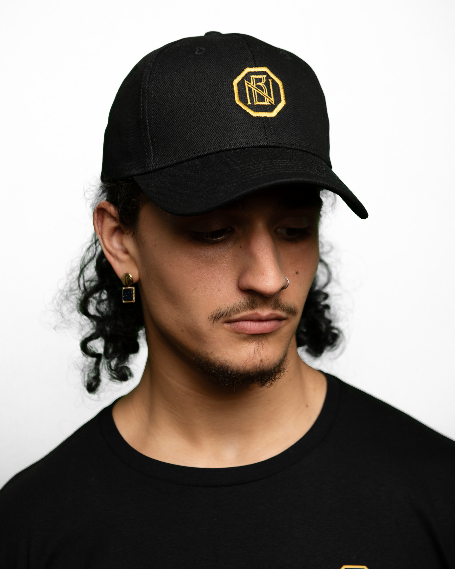 Casquette en coton Noir NO BLESS