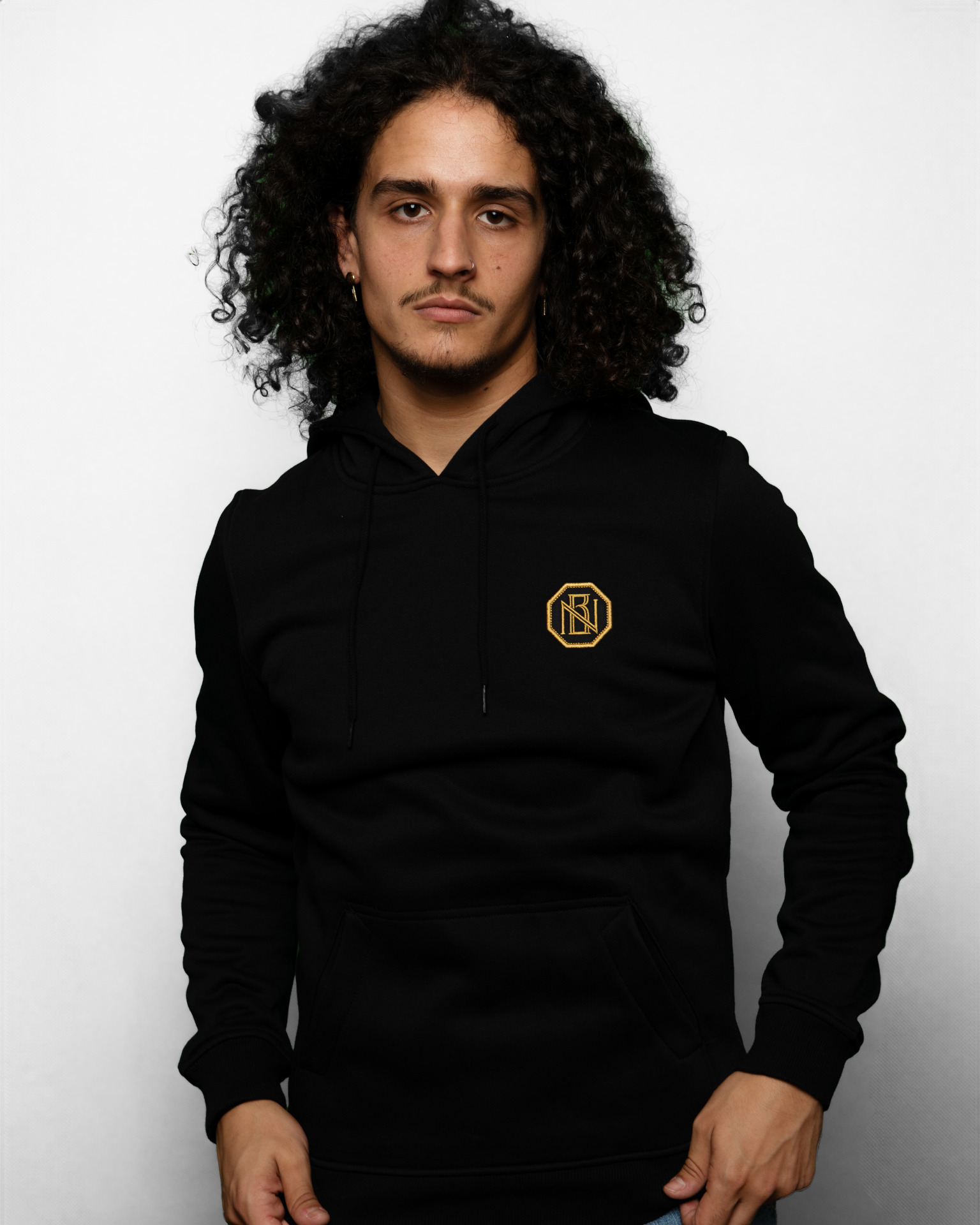 Sweat à capuche pour homme Noir NO BLESS