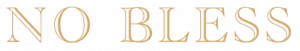 Texte NO BLESS en doré